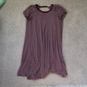Rolla Coster, red stripped dress size small womans